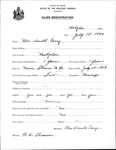 Alien Registration- Corey, Mrs. Donald (Hodgdon, Aroostook County)