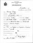 Alien Registration- Page, Mary (Limestone, Aroostook County)