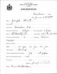 Alien Registration- Albert, Joseph (Caribou, Aroostook County) by Joseph Albert