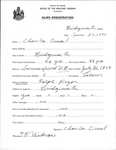 Alien Registration- Oneal, Charles (Bridgewater, Aroostook County)