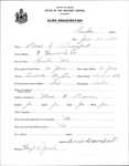 Alien Registration- Davenport, Bernie E. (Caribou, Aroostook County)