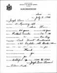 Alien Registration- Lessard, Joseph Louis (Saco, York County)