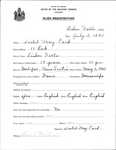 Alien Registration- Card, Violet M. (Lewiston, Androscoggin County)