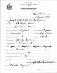 Alien Registration- Nadeau, Joseph Albert O. (Lewiston, Androscoggin County)