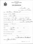 Alien Registration- Michaud, William (Lewiston, Androscoggin County)