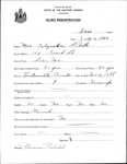 Alien Registration- Labelle, Mrs. Belzmilere (Saco, York County)