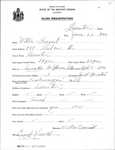 Alien Registration- Garant, Willie (Lewiston, Androscoggin County)