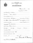 Alien Registration- Morisey, Frank J. (Brunswick, Cumberland County) by Frank J. Morisey