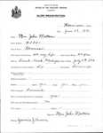 Alien Registration- Mattson, John (Gorham, Cumberland County) by John Mattson