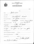 Alien Registration- Post, John (Wade, Aroostook County)