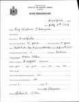Alien Registration- Thompson, Roy W. (Wade, Aroostook County)