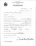 Alien Registration- Flewelling, Frank P. (Wade, Aroostook County) by Frank P. Flewelling