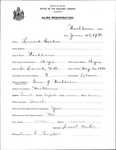 Alien Registration- Boulier, Leonard (Wade, Aroostook County)