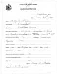 Alien Registration- Staples, Mary M. (Wade, Aroostook County)