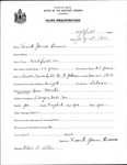 Alien Registration- Brawn, Frank J. (Wade, Aroostook County)