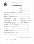 Alien Registration- Oneil, Arthur E. (Wade, Aroostook County)