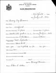 Alien Registration- Brawn, Harry C. (Wade, Aroostook County)
