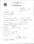 Alien Registration- Cray, John (Wade, Aroostook County)