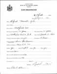 Alien Registration- Gee, Alfred M. (Wade, Aroostook County)