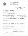 Alien Registration- Gregory, Mary F. (Wade, Aroostook County)