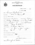 Alien Registration- Wilson, George H. (Presque Isle, Aroostook County) by George H. Wilson