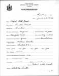 Alien Registration- Ward, Robert O. (Limestone, Aroostook County)