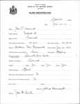 Alien Registration- Aseneault, John P. (Limerick, York County)