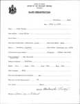 Alien Registration- Tovey, Fred (Houlton, Aroostook County)