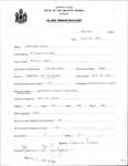 Alien Registration- Law, Alma (Houlton, Aroostook County)