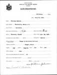 Alien Registration- Johnson, William (Limestone, Aroostook County)