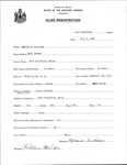 Alien Registration- Sullivan, Marvin U. (Fort Fairfield, Aroostook County) by Marvin U. Sullivan