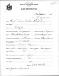 Alien Registration- Blackie, Karl I D. (Hodgdon, Aroostook County)