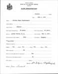 Alien Registration- Nightingale, William E. (Hodgdon, Aroostook County)