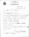 Alien Registration- Begin, George E. R. (West Forks, Somerset County)