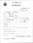 Alien Registration- Waye, Arlington G. (Skowhegan, Somerset County)