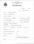 Alien Registration- Johnson, Harold L. (Hollis, York County)