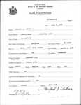 Alien Registration- Thibeau, Wilfred J. (Hollis, York County)