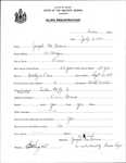 Alien Registration- Mckenna, Joseph (Orono, Penobscot County)