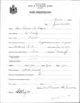 Alien Registration- De Grasse, Theresa (Orono, Penobscot County)