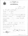 Alien Registration- Snieszko, Julia J. (Orono, Penobscot County)