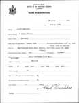 Alien Registration- Hendsbee, Lloyd (Madison, Somerset County)