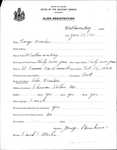 Alien Registration- Beaulieu, George (Mattawamkeag, Penobscot County)