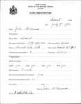 Alien Registration- St Thomas, John (Levant, Penobscot County)
