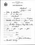 Alien Registration- Matthews, John A. (Howland, Penobscot County)