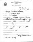 Alien Registration- Mann, Mary G. (Howland, Penobscot County)