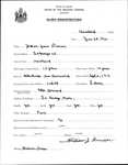 Alien Registration- Duncan, William J. (Howland, Penobscot County)