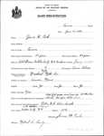 Alien Registration- Cook, Jarvis H. (Corinna, Penobscot County)