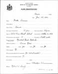 Alien Registration- Crossman, Walter (Corinna, Penobscot County)