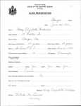 Alien Registration- Williams, Mary E. (Bangor, Penobscot County)