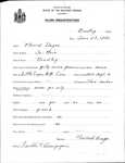 Alien Registration- Dugee, Placid (Bradley, Penobscot County)